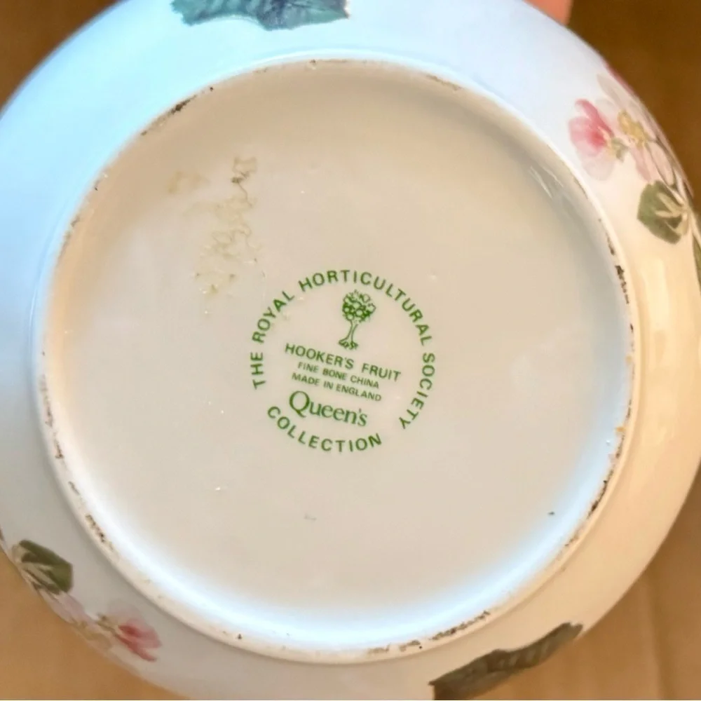 Royal Horticulture Society Hooker's Fruit Fine Bone China Teapot